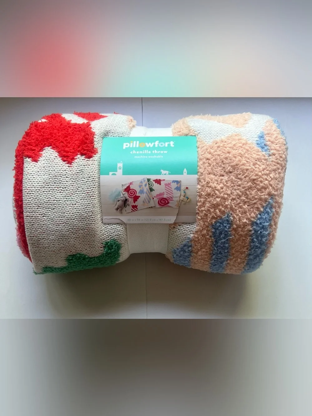 Pillowfort Candy Print Kids Blanket